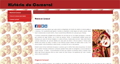 Desktop Screenshot of historia-do-carnaval.info